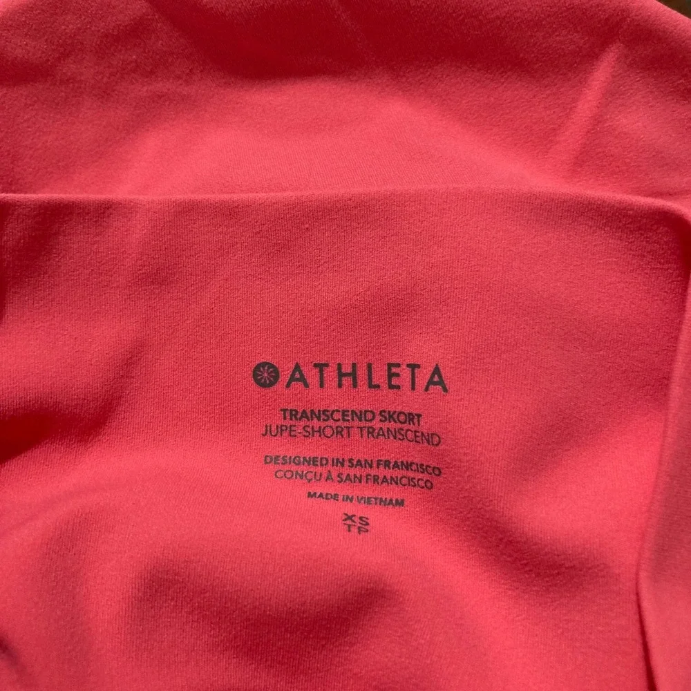 Athleta Transcend Skort Pink Womens XS Performance Activewear Skirt Gym Workout